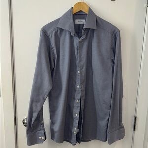 Eton Men's Classic Navy Dress Shirt